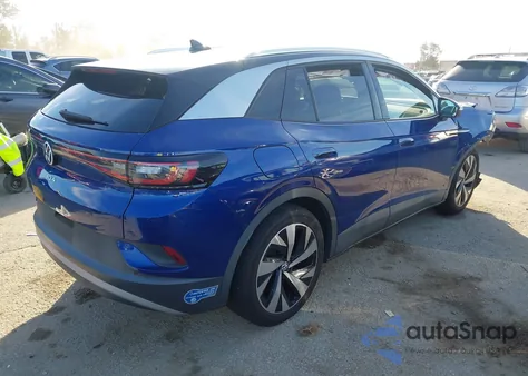 2021 Volkswagen Id.4 Pro S из США, поврежденный, VIN WVGKMPE27MP022019